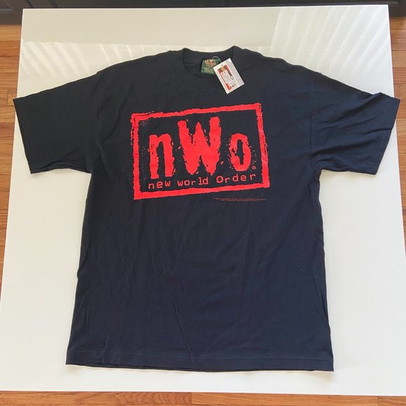 NEW Vintage 1998 NWO Wolfpac T-Shirt Mens XL WCW Wrestling New World Order 90s - Picture 1 of 8